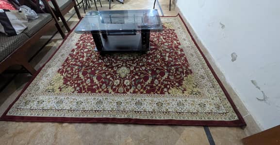 one rug and one carpet