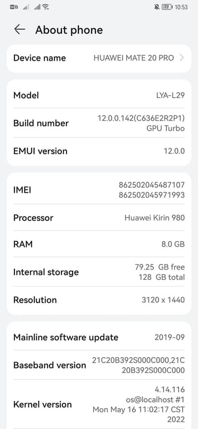 Huawei Mate 20 Pro