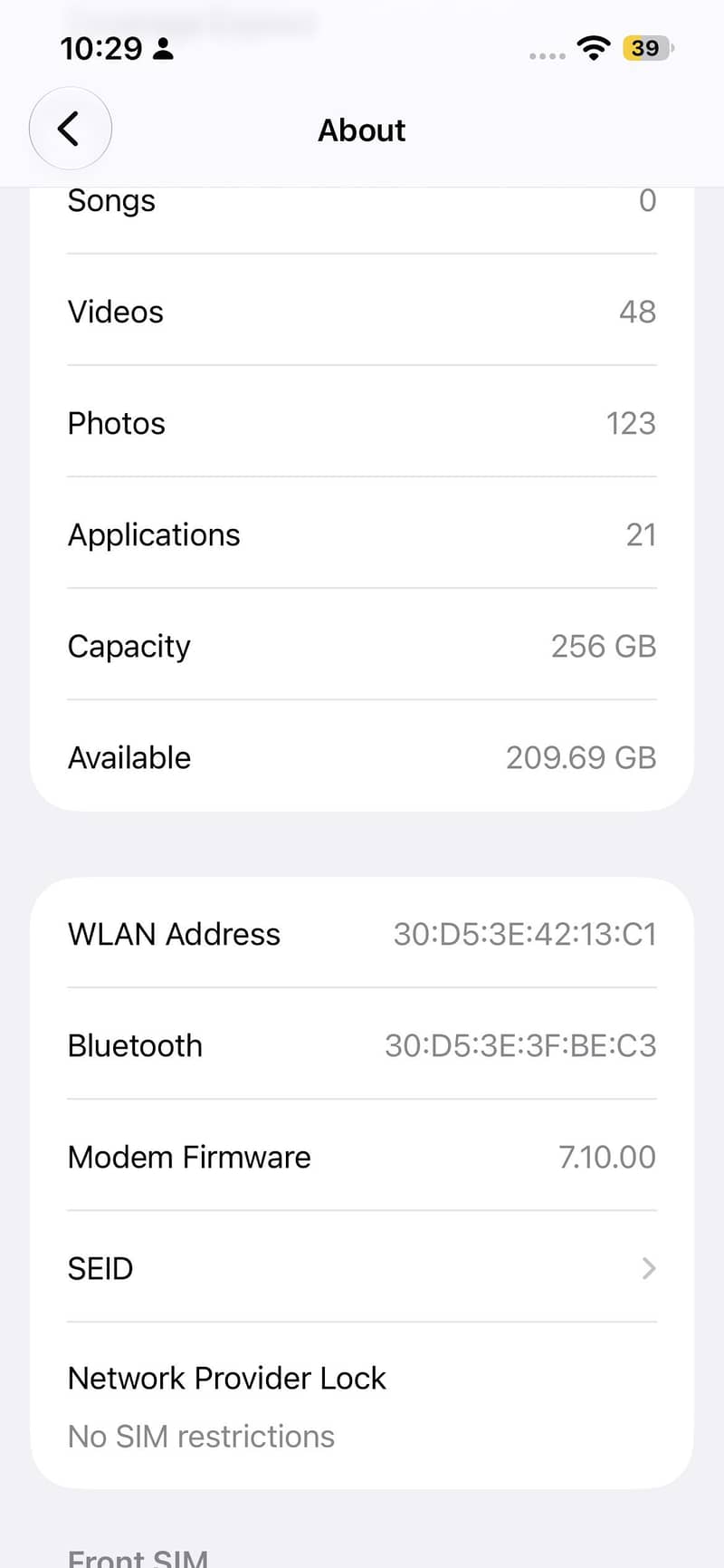 iPhone 13pro 256 8