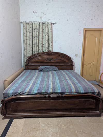 Pure Wooden King Size Bed