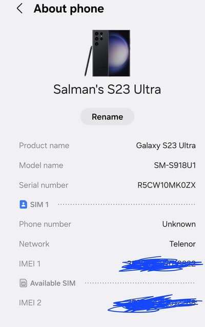 Samsung Mobile S23 Ultra