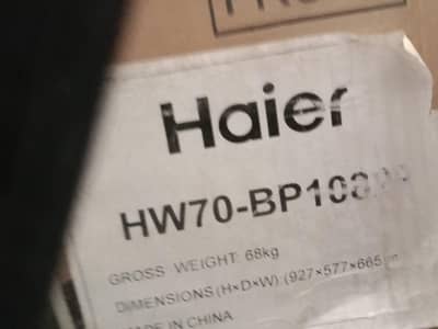 Haier HW70-BP10829 70KG front load Box pack brand new.