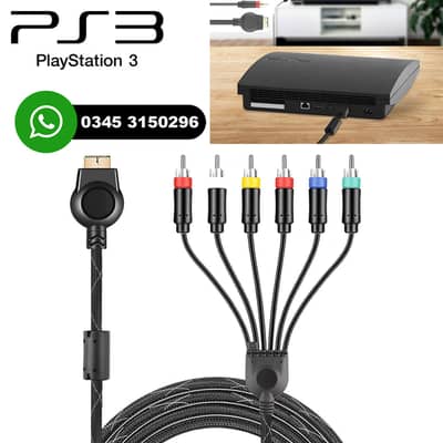 SONY PS3 Game Console RCA Gold Plated Cable