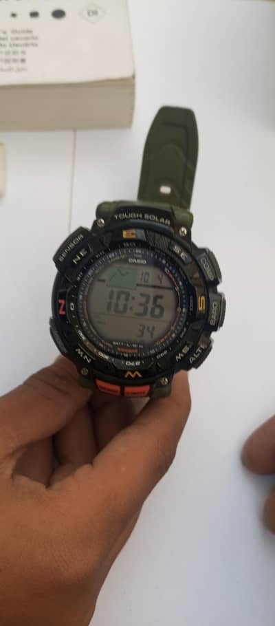 Ooriginal Casio G shock pro trek Model PGR-240-3 DR  Rough solar