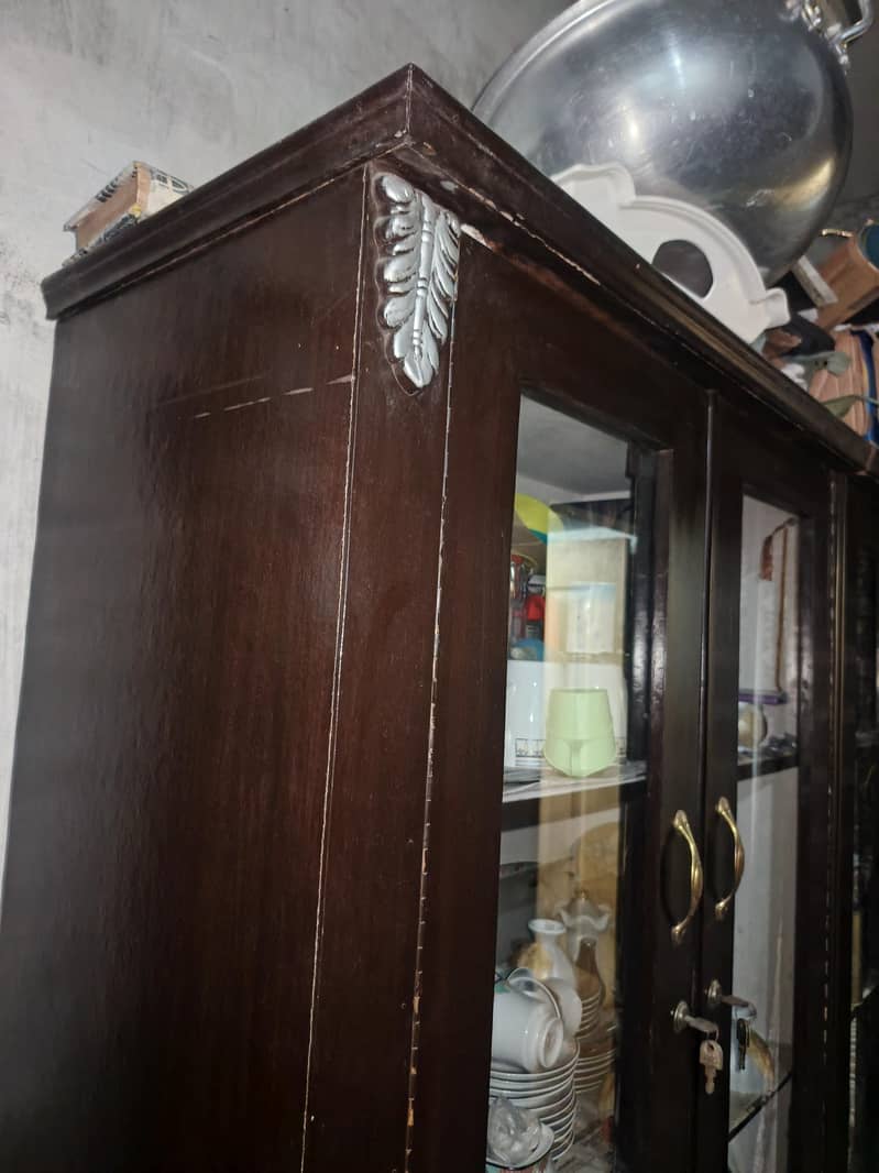 Bed with 1 side table, dressing, showcase 6