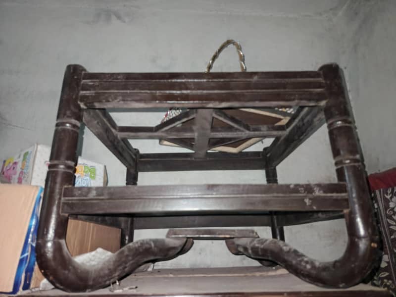 Bed with 1 side table, dressing, showcase 12