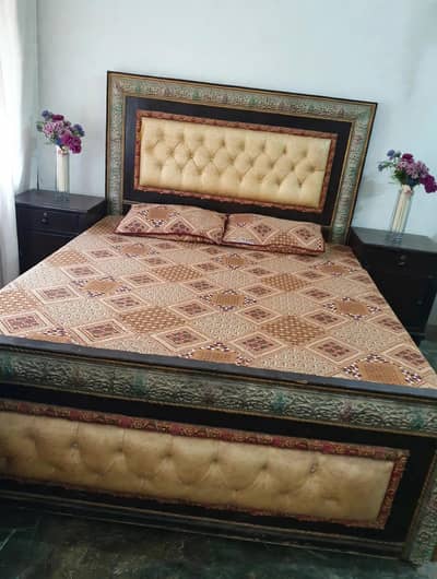Beautiful Double Bed   Stylish & strong