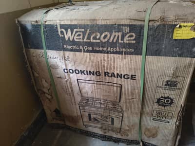 WELCOME 3 BURNER COOKING RANGE for sale
