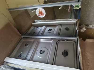 WELCOME 3 BURNER COOKING RANGE for sale