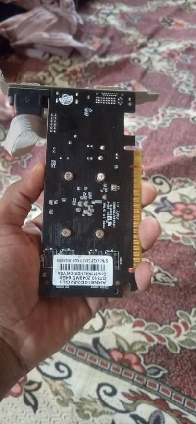 Gt610 2gb graphics card   Price: 5000 rs Location