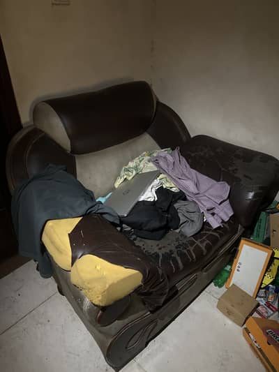 Used Leather sofa