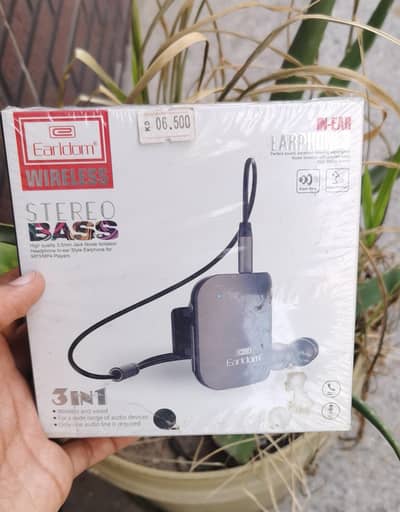 Ealdom wireless headphon 3 in1 STERIO BASS