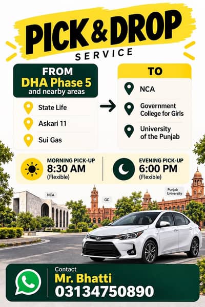 Pick and Drop Service