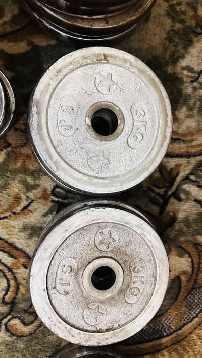 Weight plates-Iron- 1kg, 2kg, 3kg, 5kg, 10kg