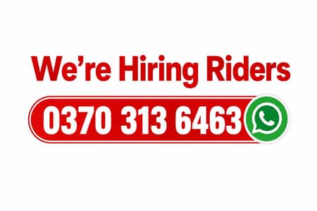 Riders Required For Food Tiffin Delivery