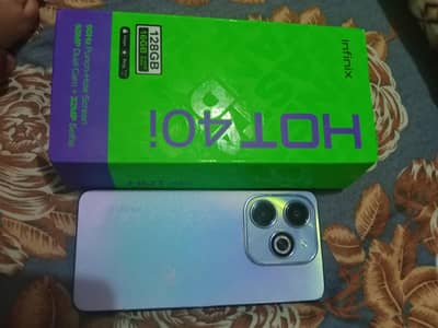 Infinix Hot 40i 8+8/128  box available condition 10/10
