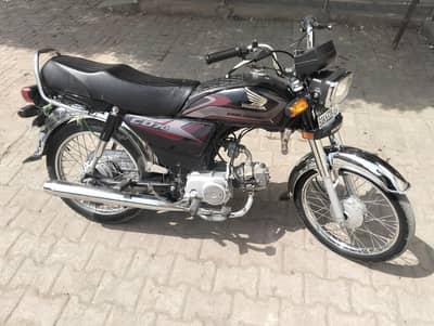 Honda cd 70 sale laminated no acidint no any issues bilkul ok bike fir