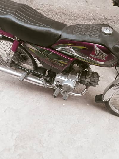 I Have a Honda CD 70 bike 2022 for sale in Good condition for sale.