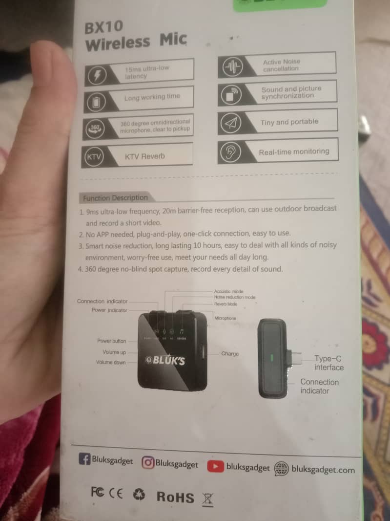 Bulk's Wireless MicroPhone 8