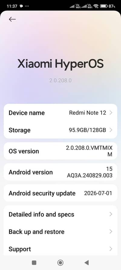 Xiaomi Redmi Note 12