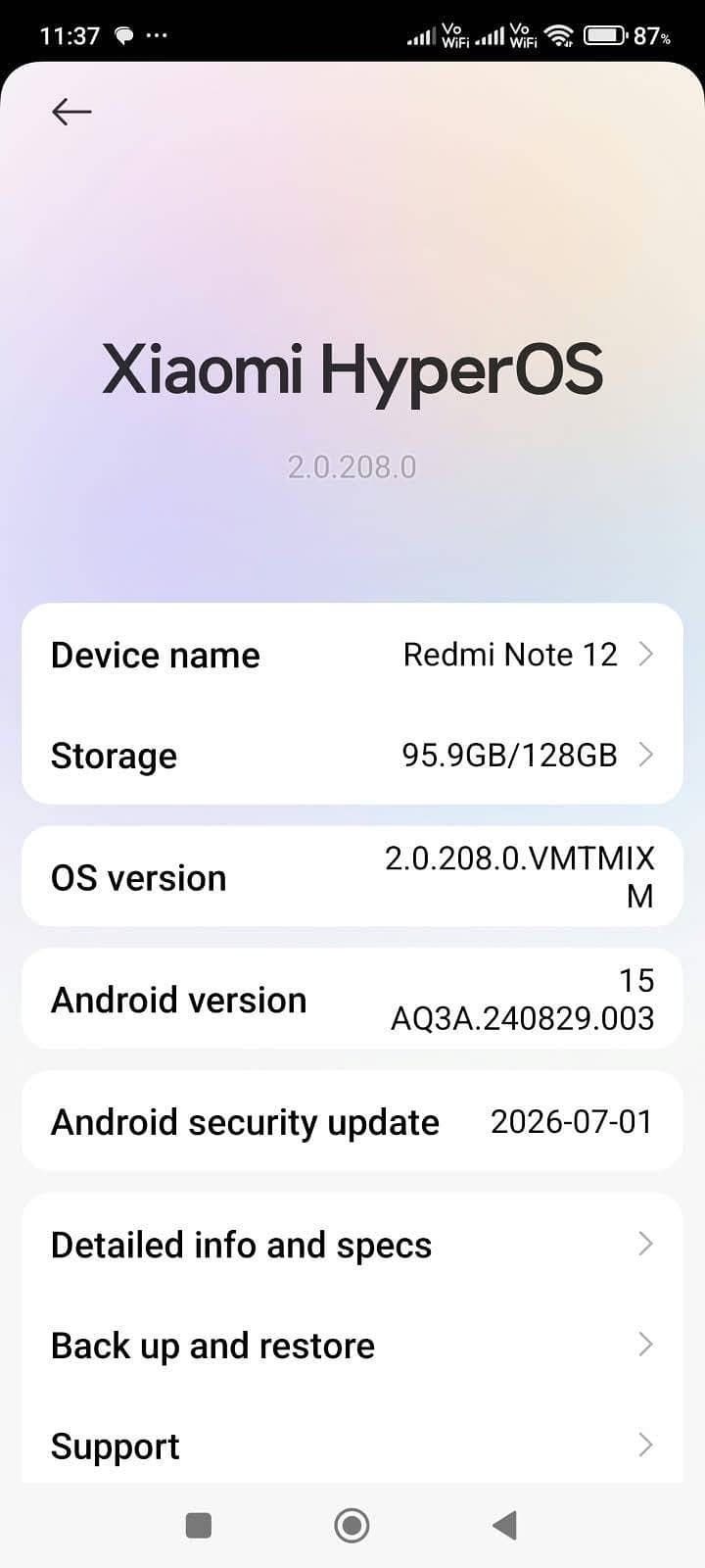 Xiaomi Redmi Note 12 0
