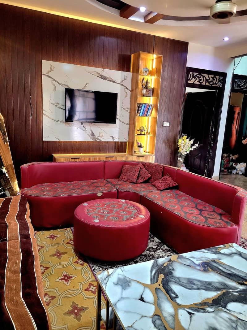 L shaped Corner Sofa Set 0