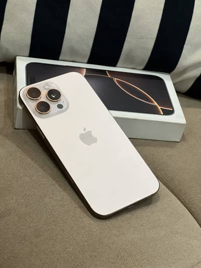 Iphone 16 pro max pta approved ( 256gb ) 10/10