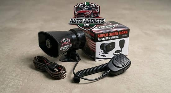 Auto Addicts PK | Premium Police Hooter Siren Horn Set 7 Courses
