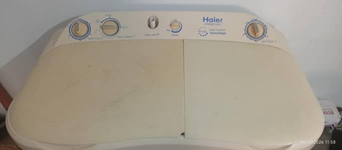 Haier washing machine with dryer