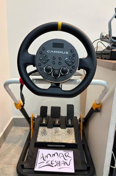 Cammus C5 Direct Drive Racing Wheel Set for PC. Realistic