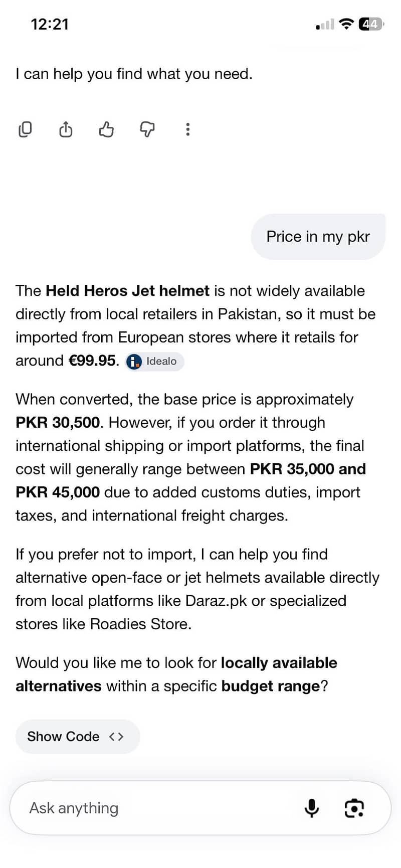Hamlet Held hero jet 2