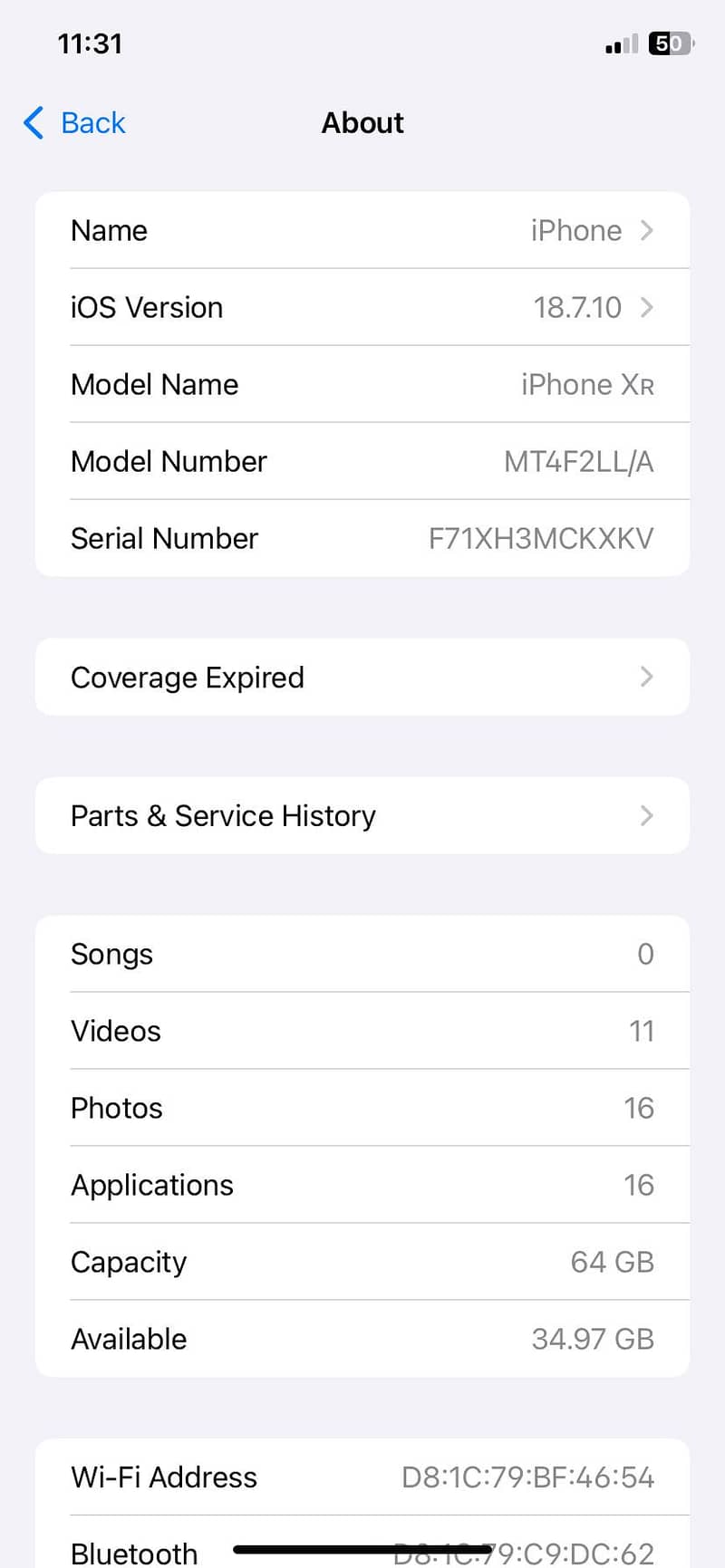 Apple iPhone XR 4
