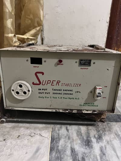 Want to sale my stabilizer 1500 V in good condition