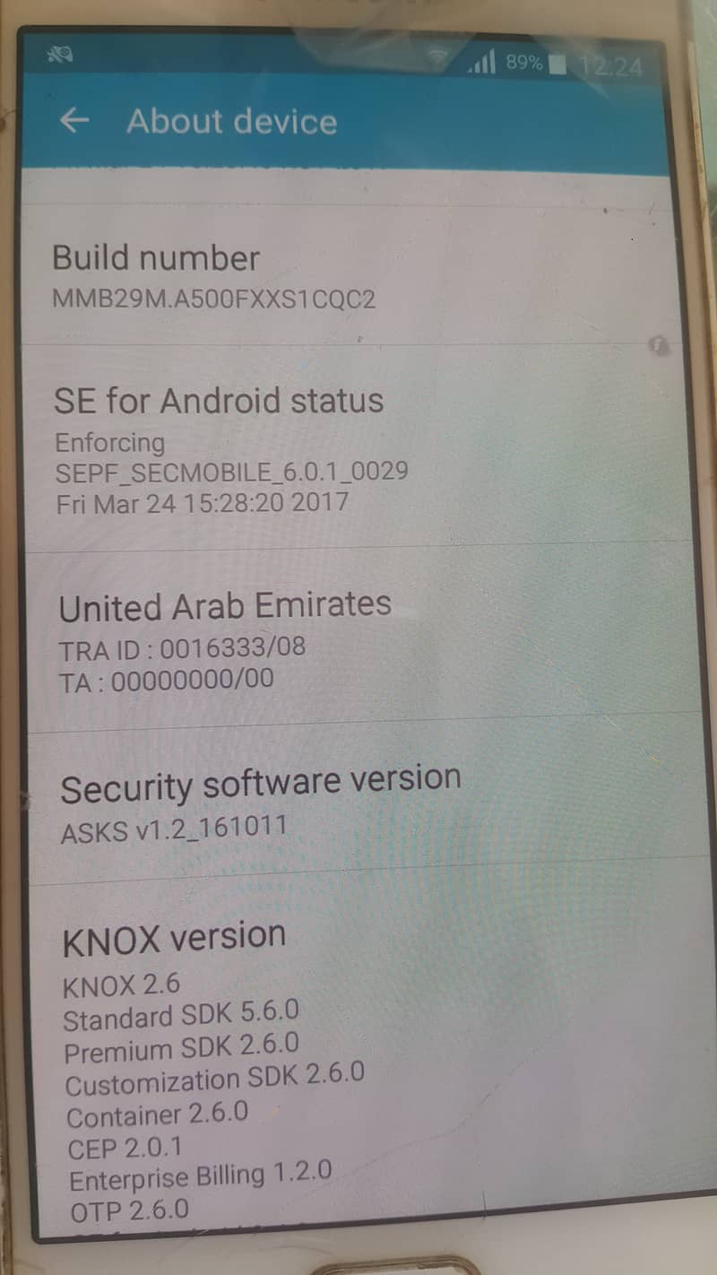 Samsung Mobile A5 3