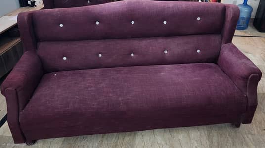 Original Wooden spring 3+1+1 Sofa