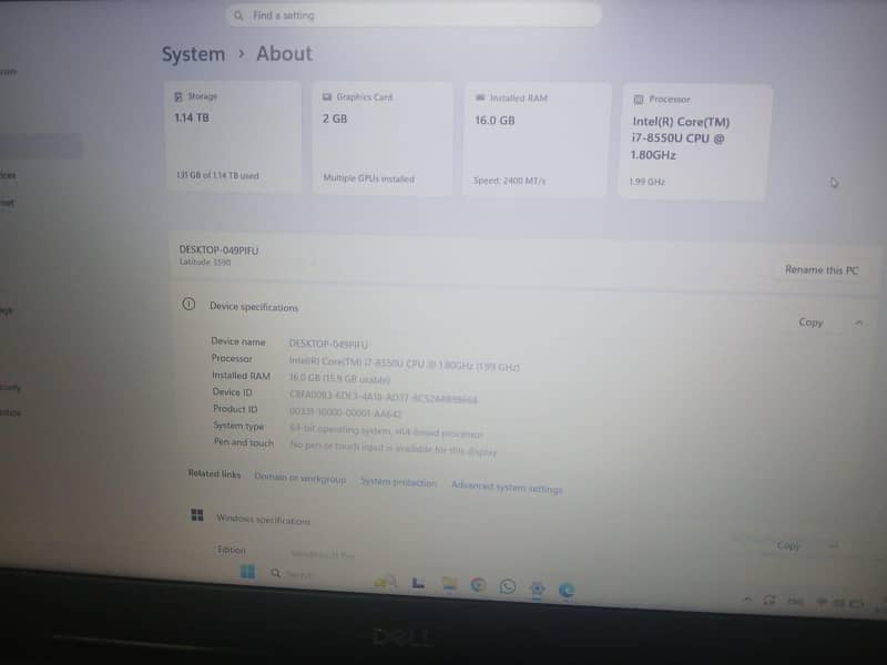Dell Core i7 9