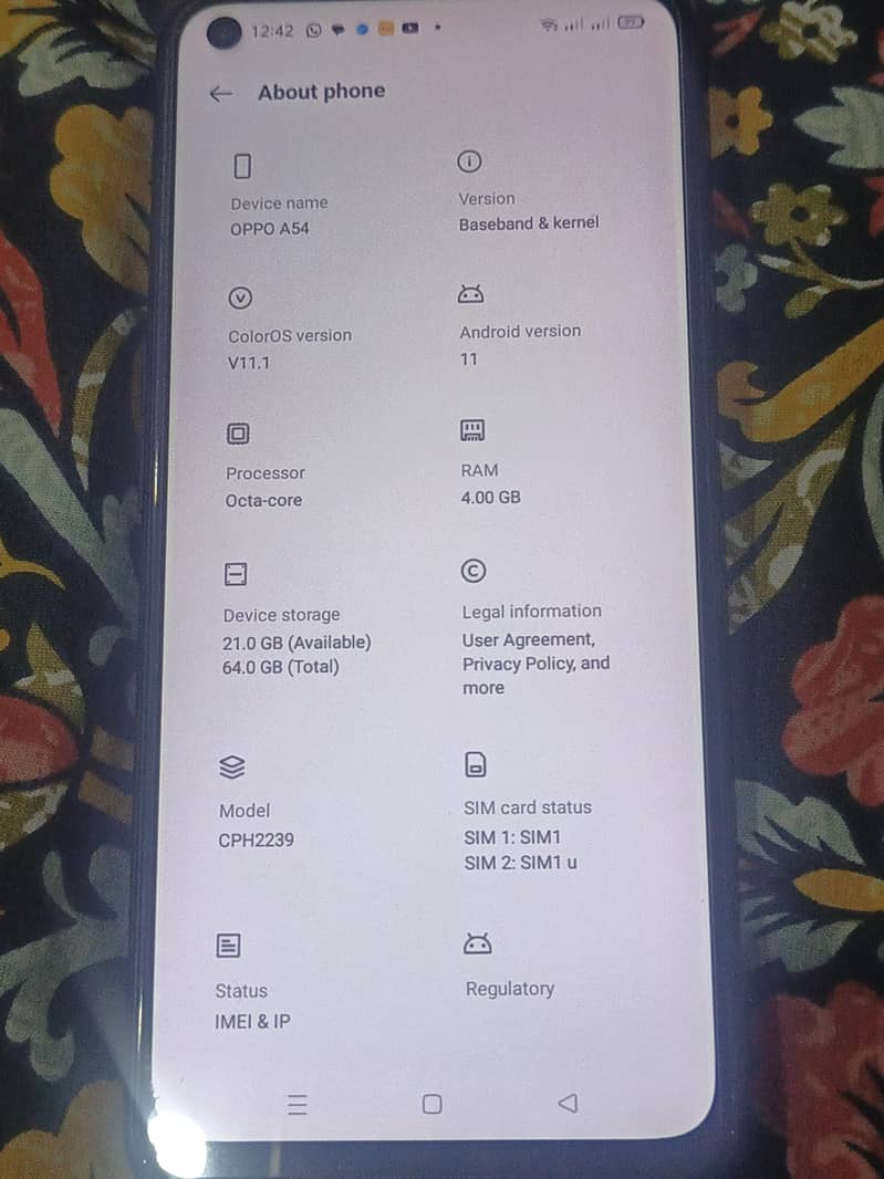OPPO A54 4/64 2