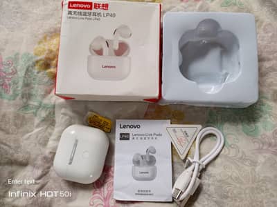 Lenovo LP40 earbuds