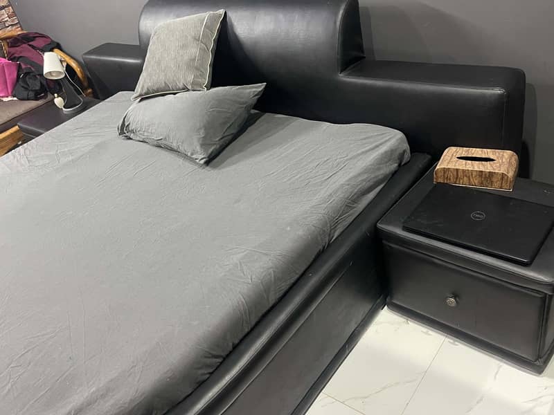 Leather Designer Bed 4