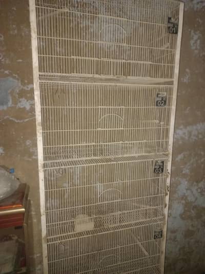 birds double cage heavy duty 5 stories 2cages in less price