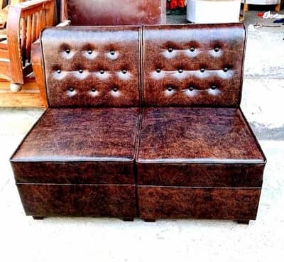 single sofa seti pure Kikr frame leather and 15 year foam