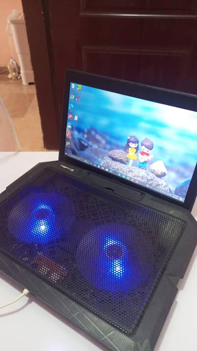 Laptop with cooling fan