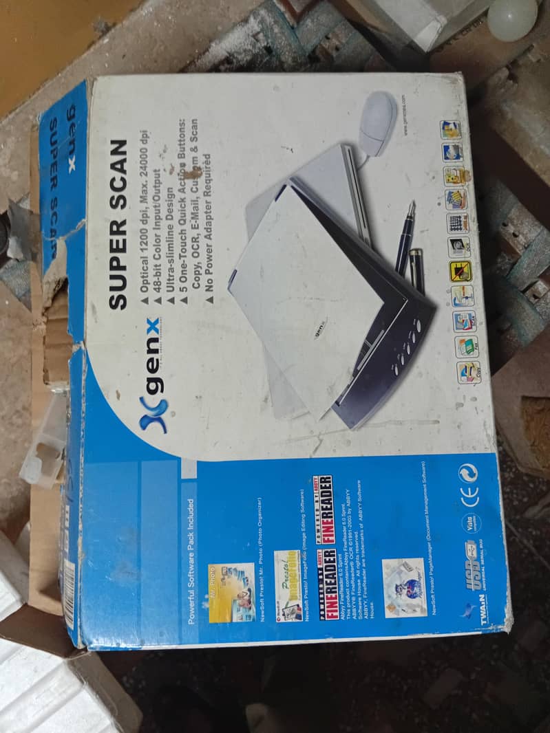 Genx Super Scan Flatbed Scanner 1