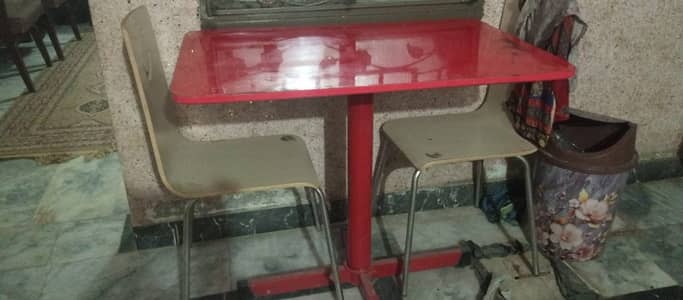 Restaurant chairs and tables