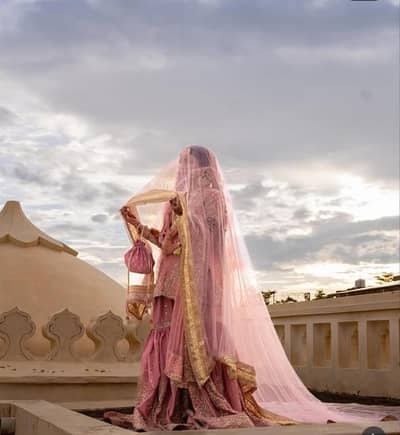 Elegant Nikkah Lehnga – Beautiful Bridal wear