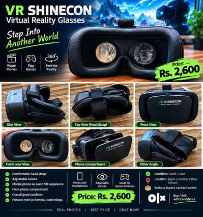 VR SHINECON Virtual Reality Glasses
