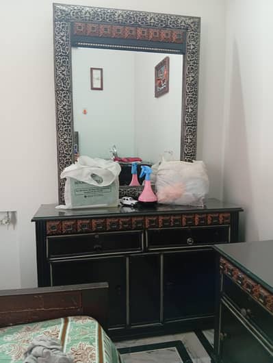 2. side tables and dressing