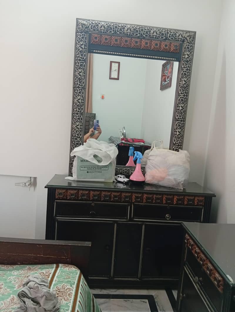 2. side tables and dressing 1