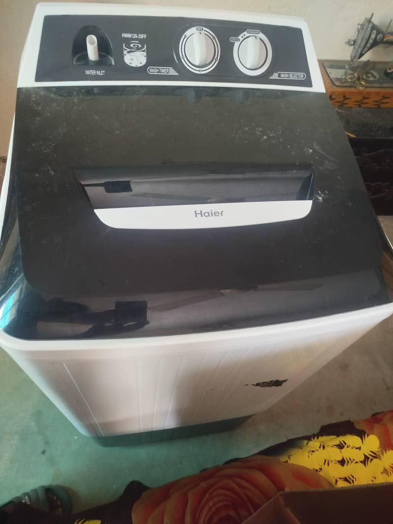 Haier washing machine 0