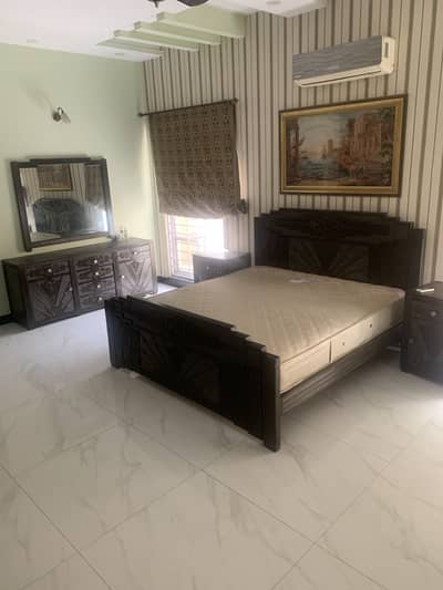 Bed with Side tables & Dressing Table